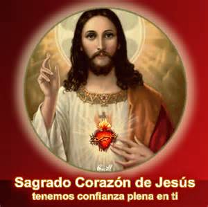 SAGRADO CORAZON DE JESUS DEJO TODO EN TUS MANOS.